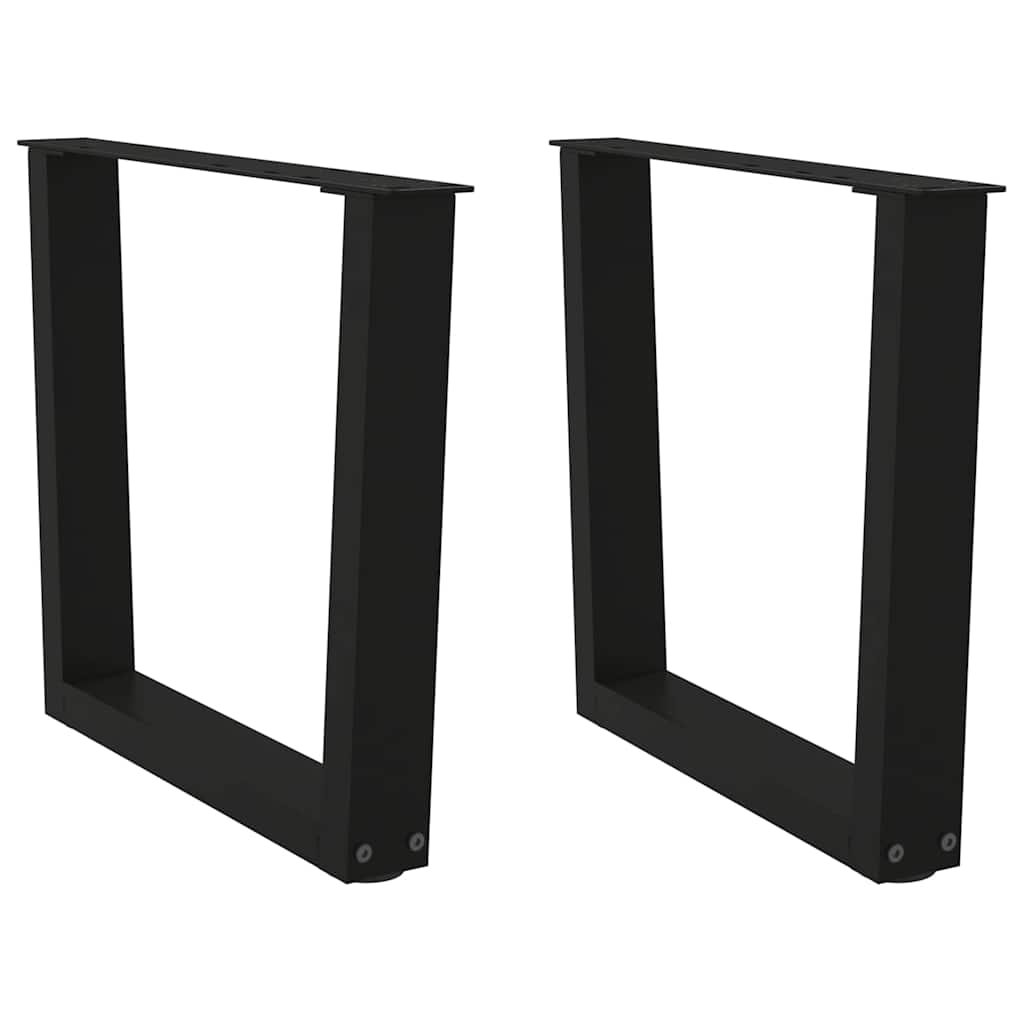 Salontafelpoten 2 st V-vormig 60x(42-43,3) cm staal zwart is nu te koop bij PeponiXL, paradijselijk wonen!