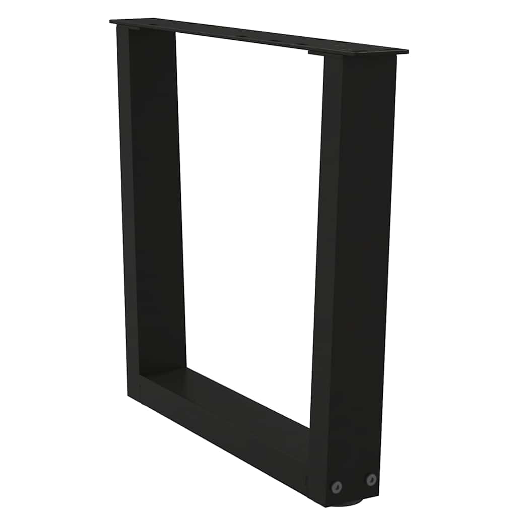Salontafelpoten 2 st V-vormig 60x(42-43,3) cm staal zwart is nu te koop bij PeponiXL, paradijselijk wonen!