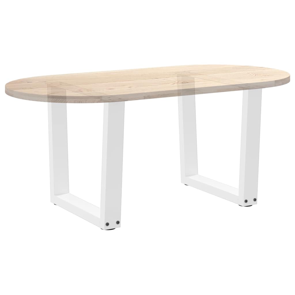 Salontafelpoten 2 st V-vormig 60x(42-43,3) cm staal wit is nu te koop bij PeponiXL, paradijselijk wonen!