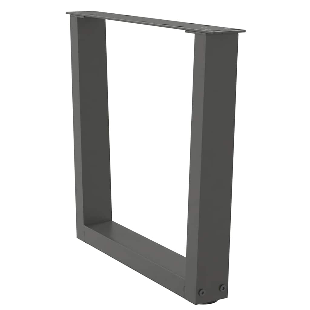 Salontafelpoten 2 st V-vormig 60x(42-43,3) cm staal antraciet is nu te koop bij PeponiXL, paradijselijk wonen!