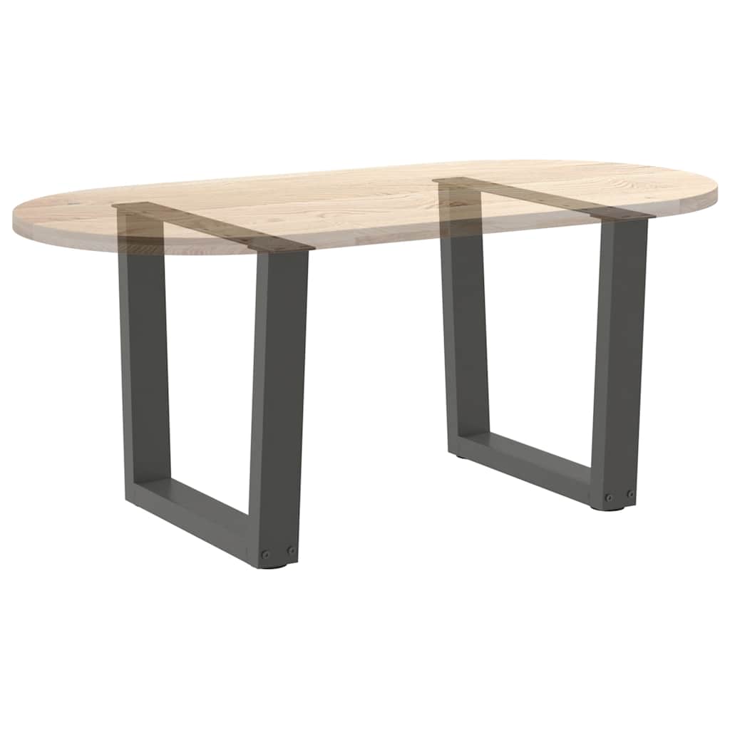 Salontafelpoten 2 st V-vormig 60x(42-43,3) cm staal antraciet is nu te koop bij PeponiXL, paradijselijk wonen!