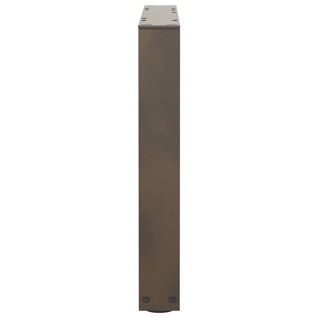 Salontafelpoten 2 st V-vormig 60x(42-43,3) cm staal naturel is nu te koop bij PeponiXL, paradijselijk wonen!