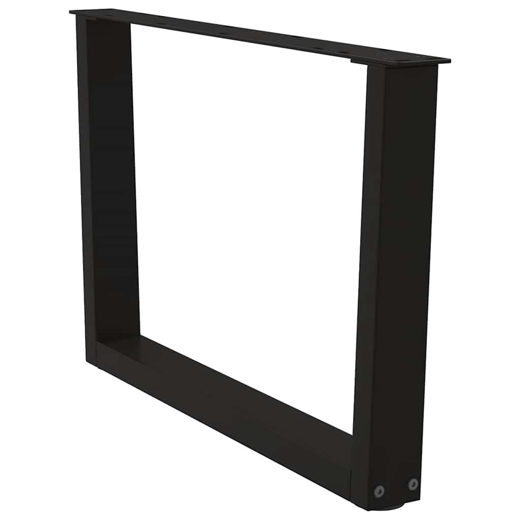 Salontafelpoten 2 st V-vormig 70x(42-43,3) cm staal zwart is nu te koop bij PeponiXL, paradijselijk wonen!