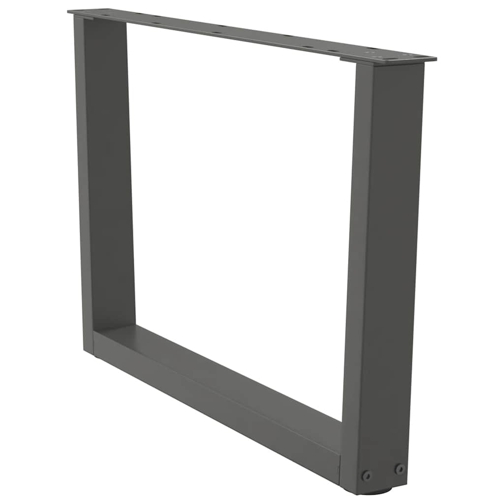 Salontafelpoten 2 st V-vormig 70x(42-43,3) cm staal antraciet is nu te koop bij PeponiXL, paradijselijk wonen!