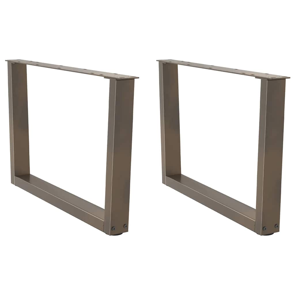 Salontafelpoten 2 st V-vormig 70x(42-43,3) cm staal naturel is nu te koop bij PeponiXL, paradijselijk wonen!