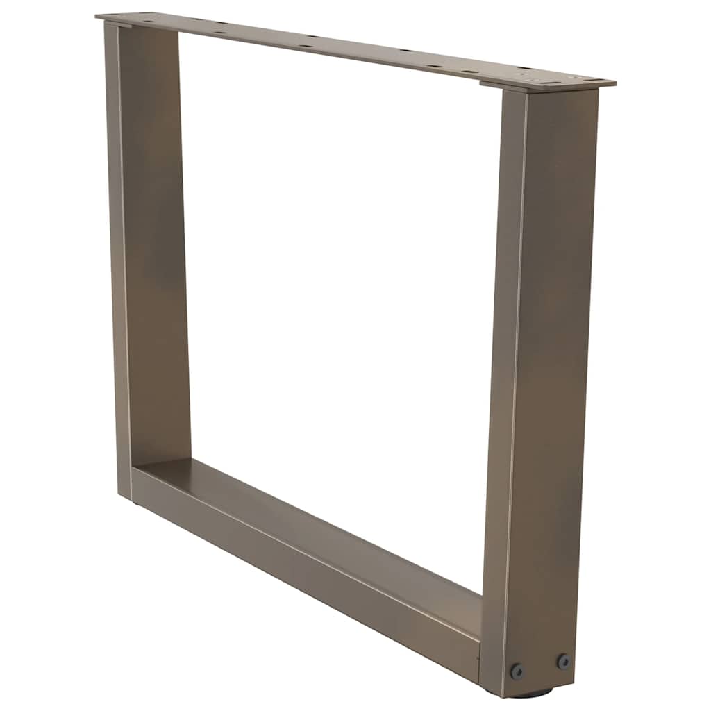Salontafelpoten 2 st V-vormig 70x(42-43,3) cm staal naturel is nu te koop bij PeponiXL, paradijselijk wonen!