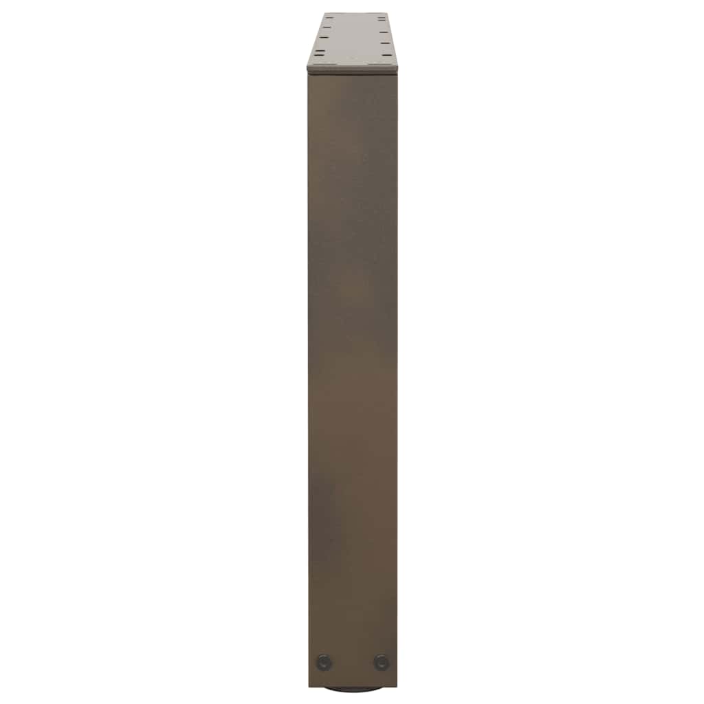 Salontafelpoten 2 st V-vormig 70x(42-43,3) cm staal naturel is nu te koop bij PeponiXL, paradijselijk wonen!
