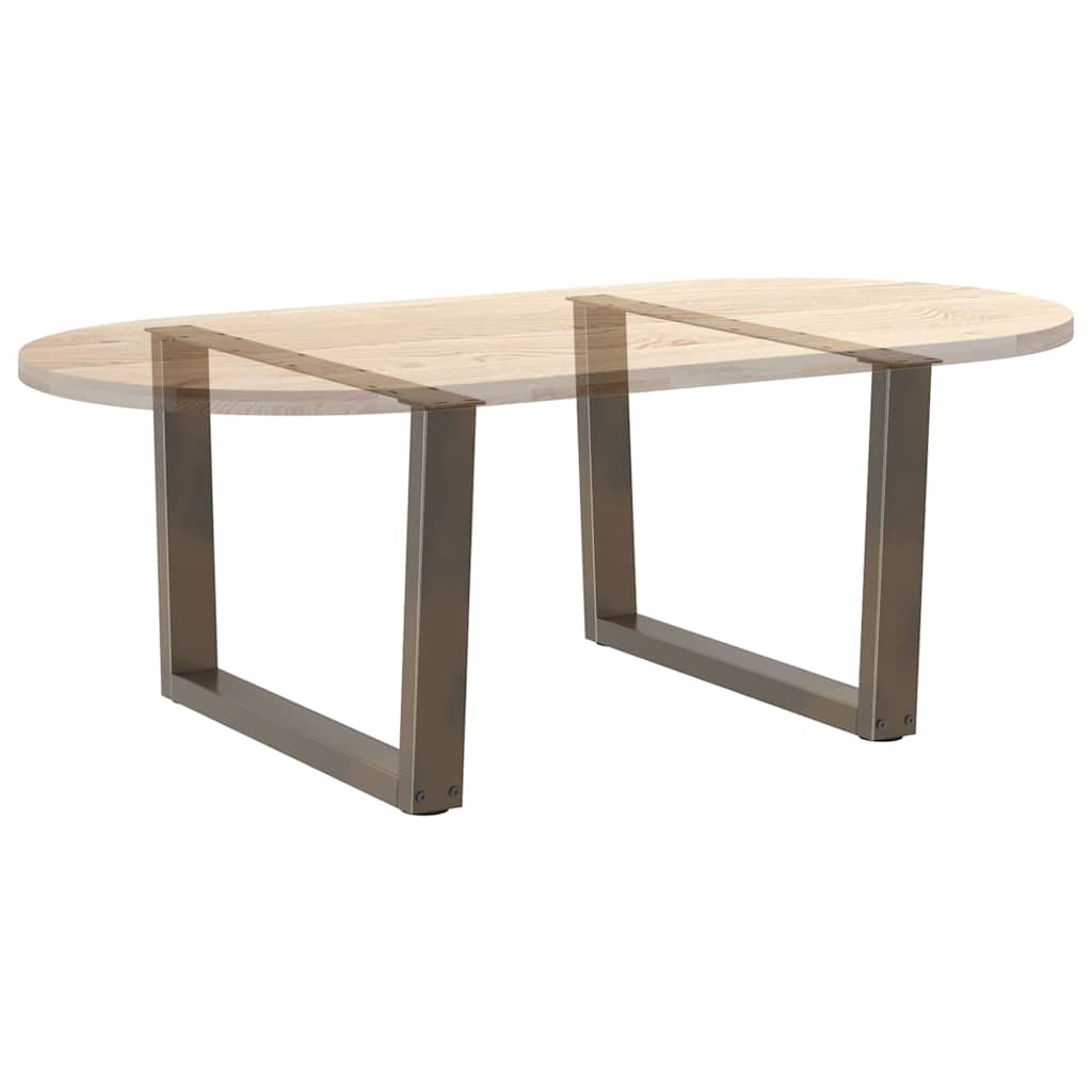 Salontafelpoten 2 st V-vormig 70x(42-43,3) cm staal naturel is nu te koop bij PeponiXL, paradijselijk wonen!