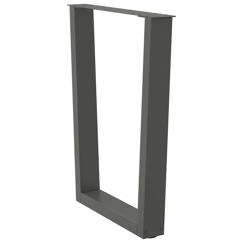 Eettafelpoten 2 st V-vormig 60x(72-73,3) cm staal antraciet is nu te koop bij PeponiXL, paradijselijk wonen!