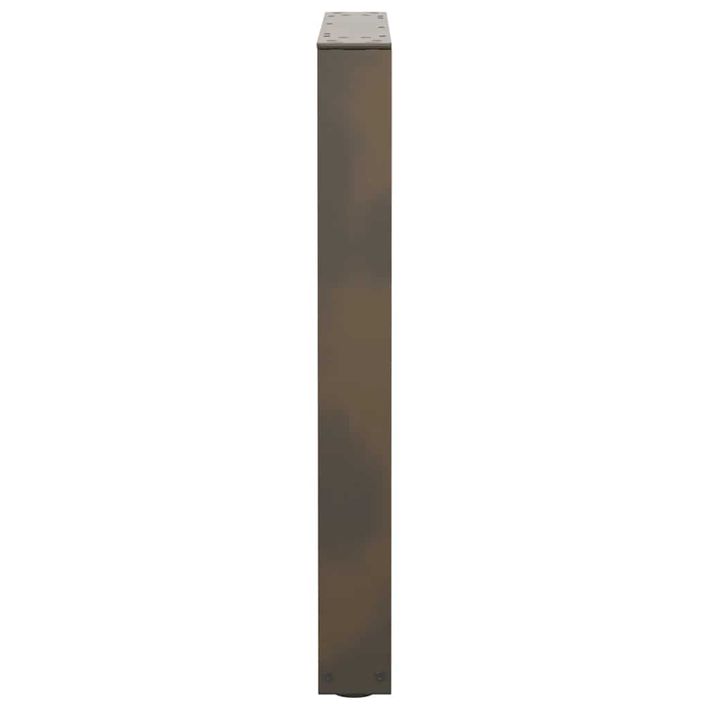 Eettafelpoten 2 st V-vormig 60x(72-73,3) cm staal naturel is nu te koop bij PeponiXL, paradijselijk wonen!