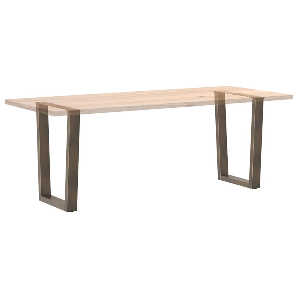 Eettafelpoten 2 st V-vormig 60x(72-73,3) cm staal naturel is nu te koop bij PeponiXL, paradijselijk wonen!