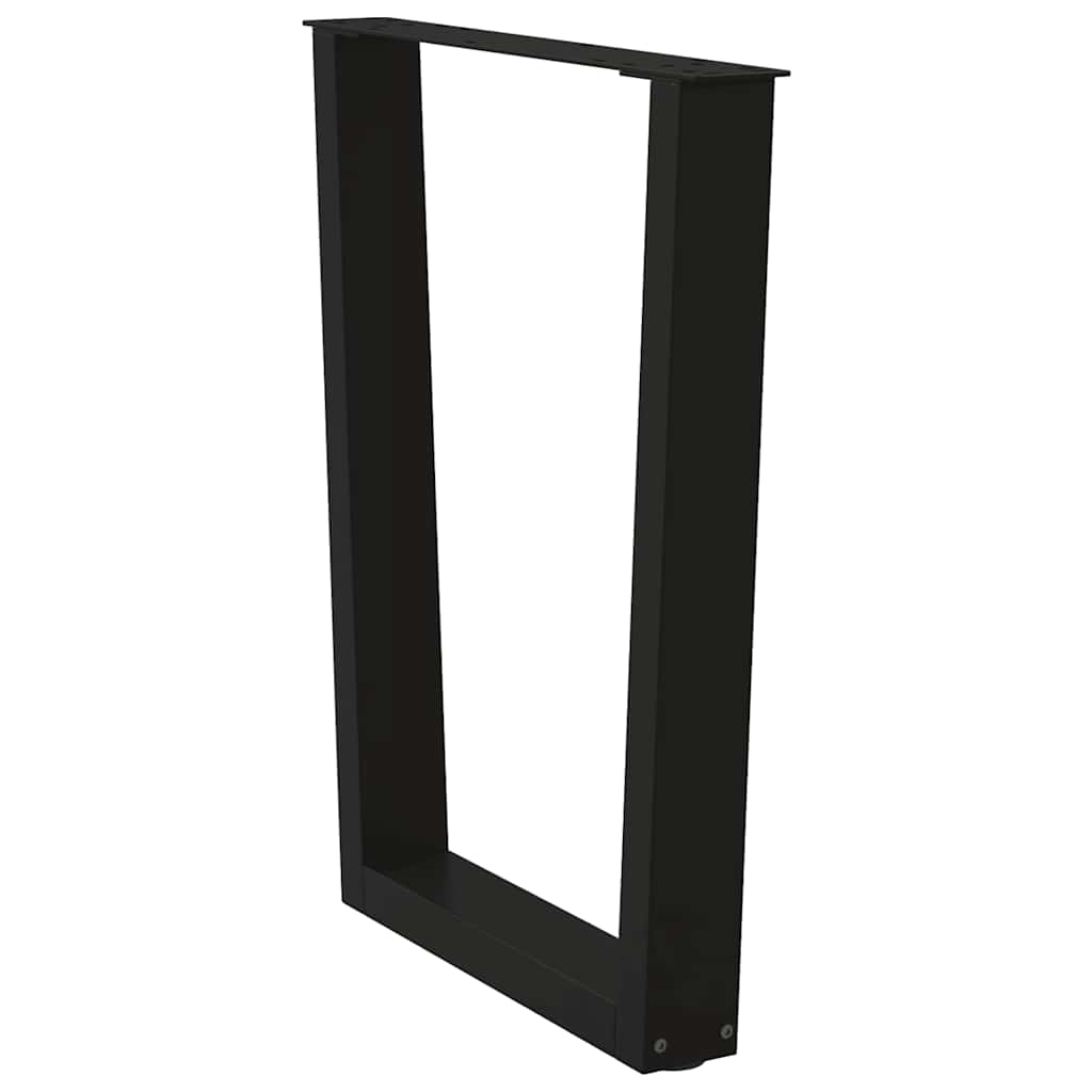 Eettafelpoten 2 st V-vormig 70x(72-73,3) cm staal zwart is nu te koop bij PeponiXL, paradijselijk wonen!