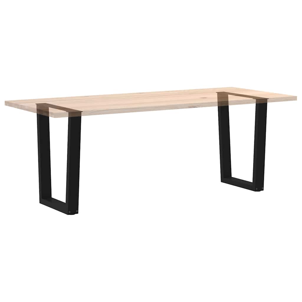 Eettafelpoten 2 st V-vormig 70x(72-73,3) cm staal zwart is nu te koop bij PeponiXL, paradijselijk wonen!