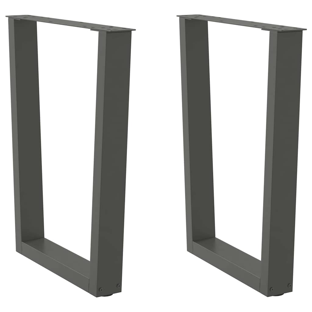 Eettafelpoten 2 st V-vormig 70x(72-73,3) cm staal antraciet is nu te koop bij PeponiXL, paradijselijk wonen!