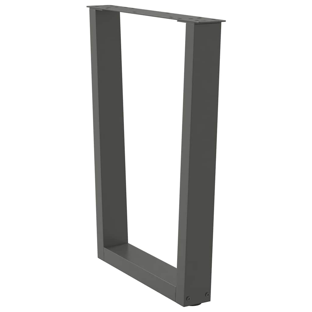 Eettafelpoten 2 st V-vormig 70x(72-73,3) cm staal antraciet is nu te koop bij PeponiXL, paradijselijk wonen!