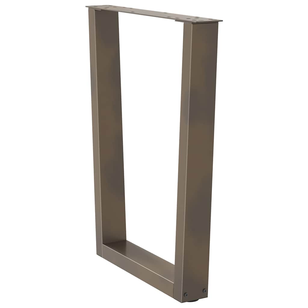 Eettafelpoten 2 st V-vormig 70x(72-73,3) cm staal naturel is nu te koop bij PeponiXL, paradijselijk wonen!