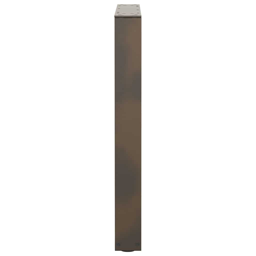 Eettafelpoten 2 st V-vormig 70x(72-73,3) cm staal naturel is nu te koop bij PeponiXL, paradijselijk wonen!