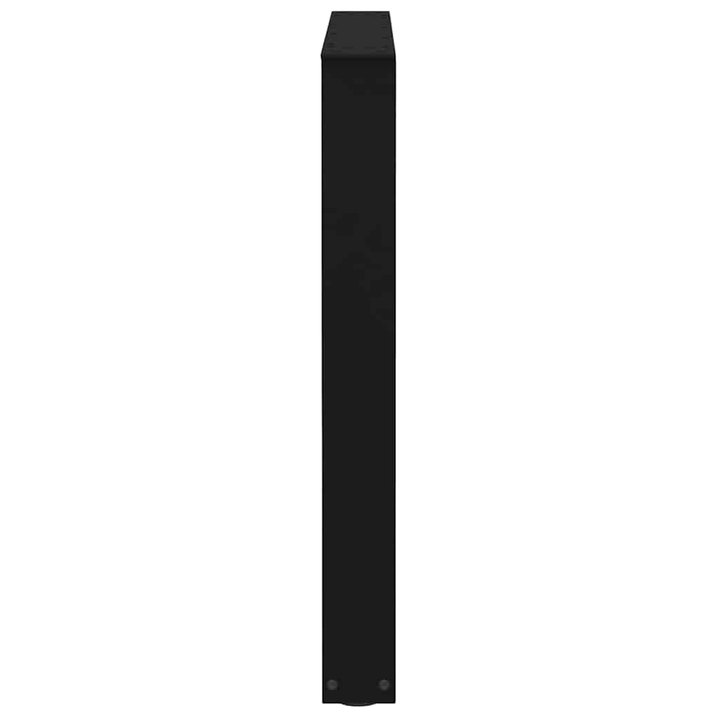Eettafelpoten 2 st V-vormig 80x(72-73,3) cm staal zwart is nu te koop bij PeponiXL, paradijselijk wonen!