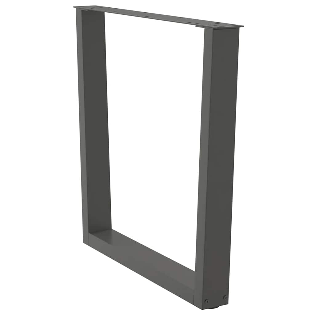 Eettafelpoten 2 st V-vormig 80x(72-73,3) cm staal antraciet is nu te koop bij PeponiXL, paradijselijk wonen!