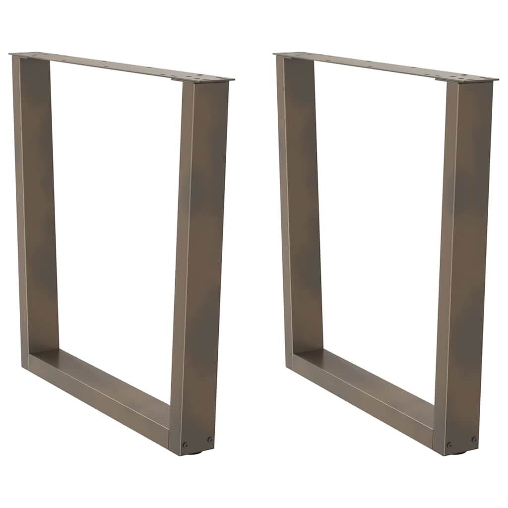 Eettafelpoten 2 st V-vormig 80x(72-73,3) cm staal naturel is nu te koop bij PeponiXL, paradijselijk wonen!
