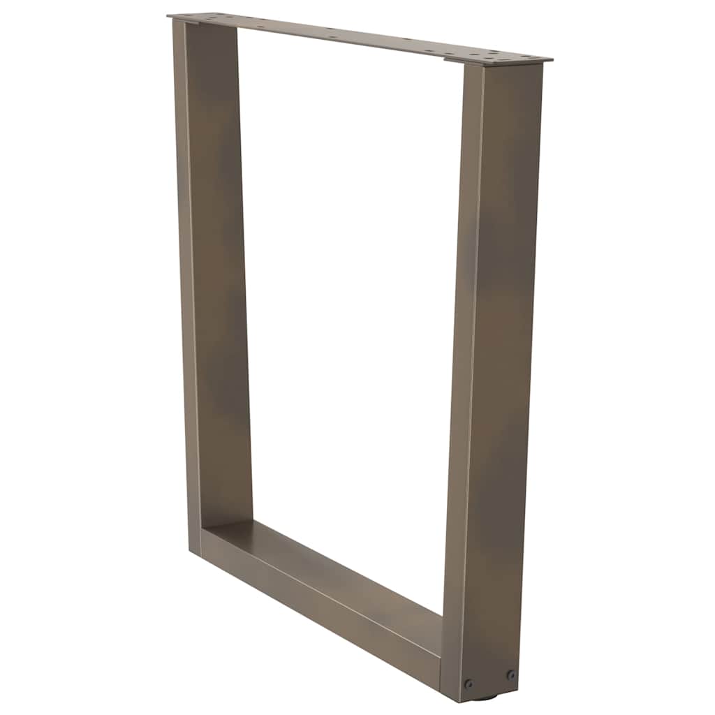 Eettafelpoten 2 st V-vormig 80x(72-73,3) cm staal naturel is nu te koop bij PeponiXL, paradijselijk wonen!