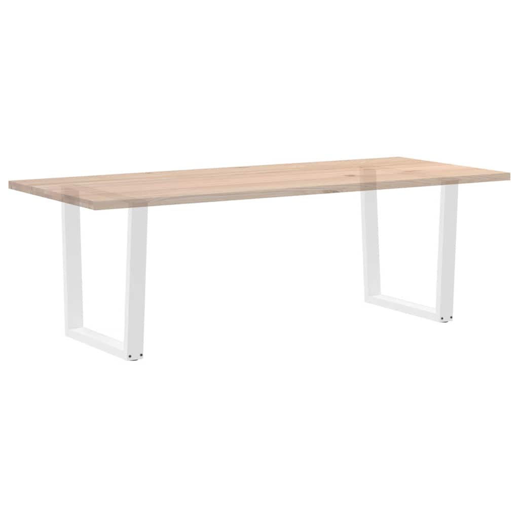 Eettafelpoten 2 st V-vormig 90x(72-73,3) cm staal wit is nu te koop bij PeponiXL, paradijselijk wonen!