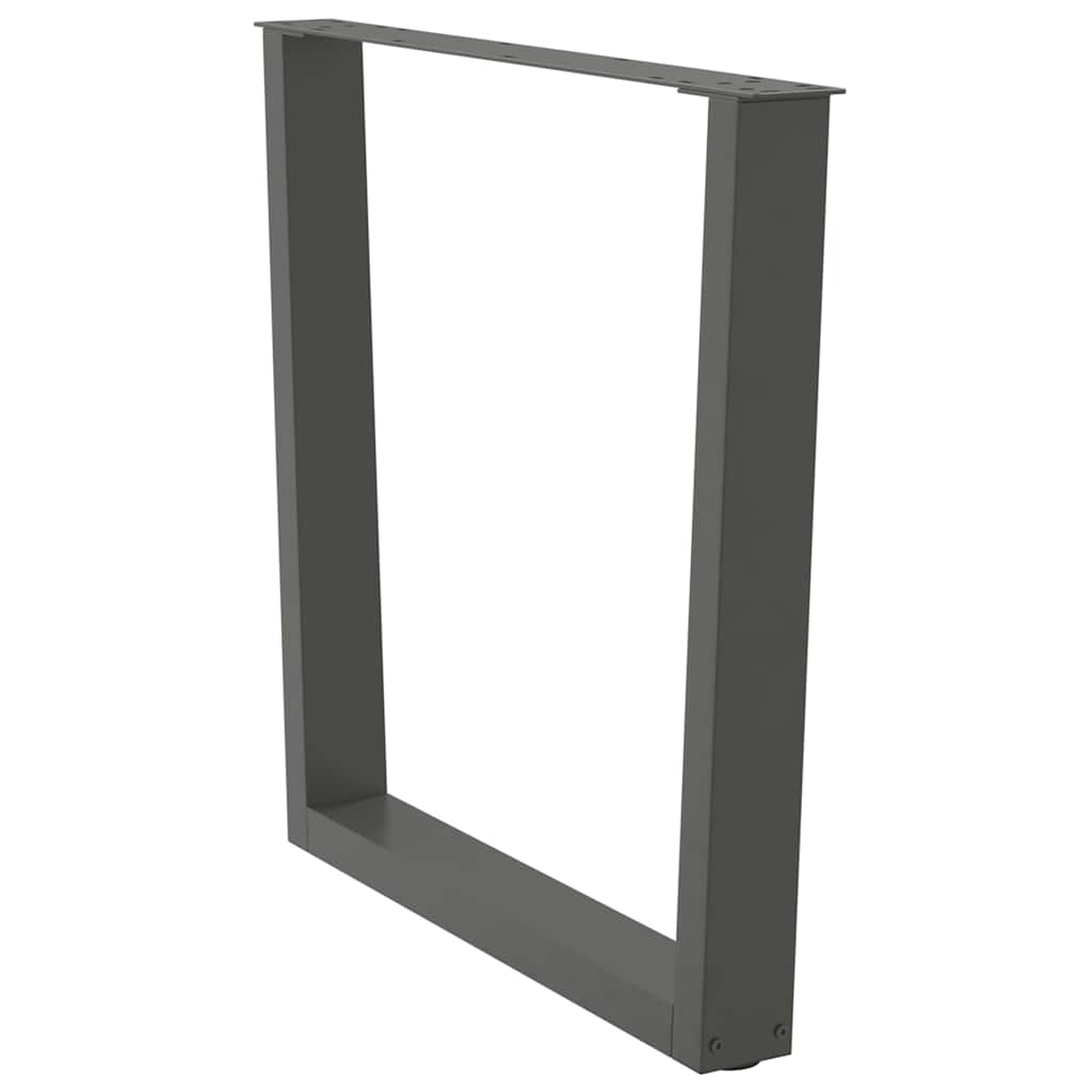 Eettafelpoten 2 st V-vormig 90x(72-73,3) cm staal antraciet is nu te koop bij PeponiXL, paradijselijk wonen!