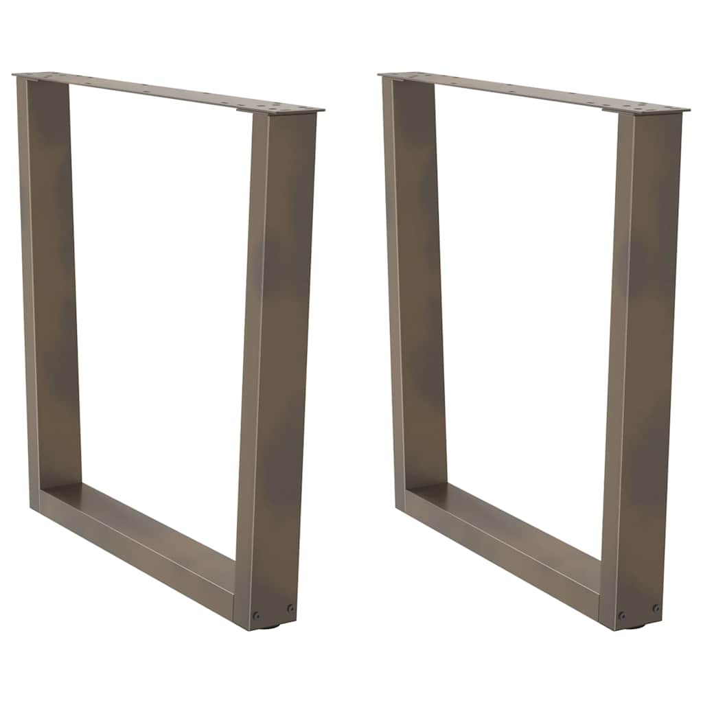Eettafelpoten 2 st V-vormig 90x(72-73,3) cm staal naturel is nu te koop bij PeponiXL, paradijselijk wonen!