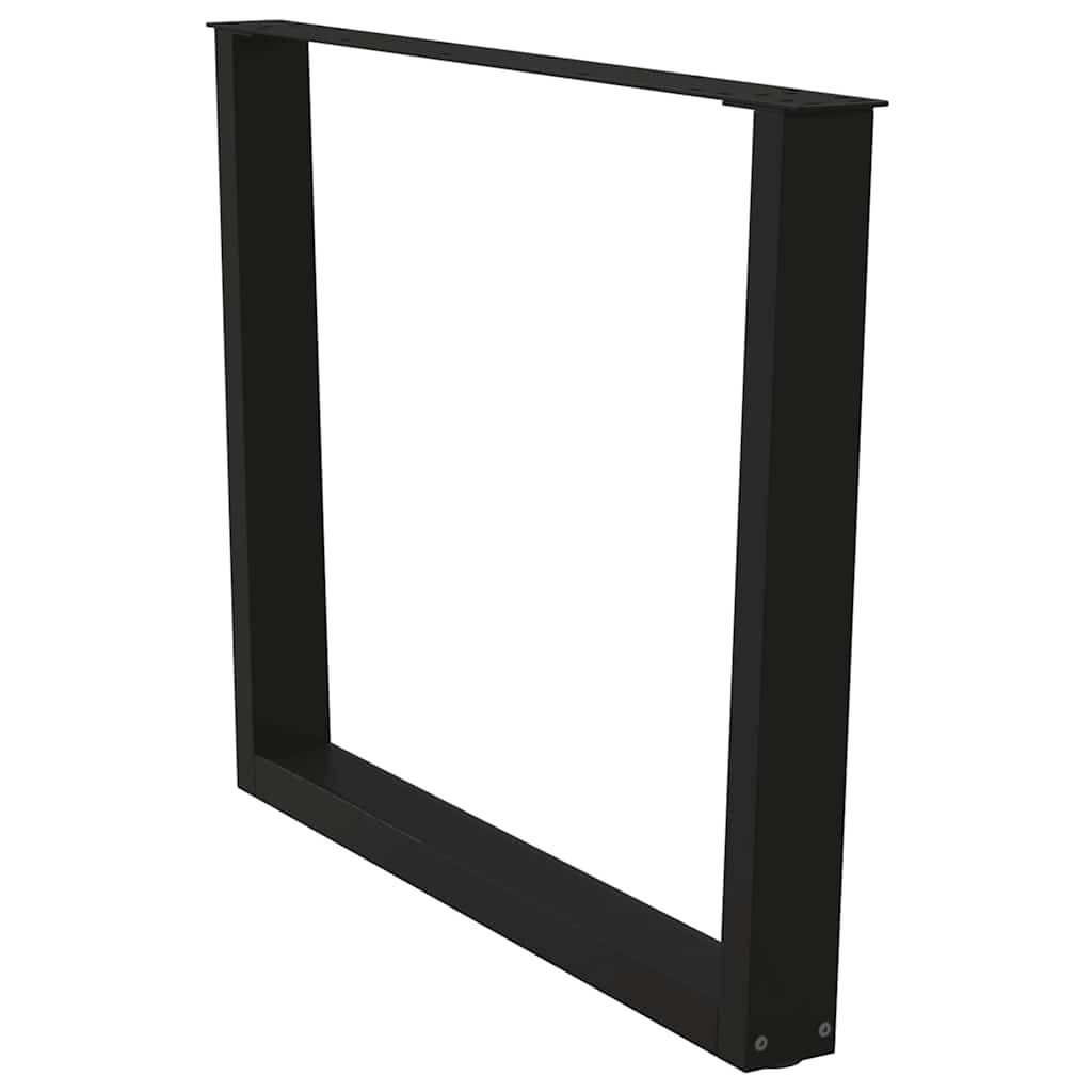 Eettafelpoten 2 st V-vormig 100x(72-73,3) cm staal zwart is nu te koop bij PeponiXL, paradijselijk wonen!