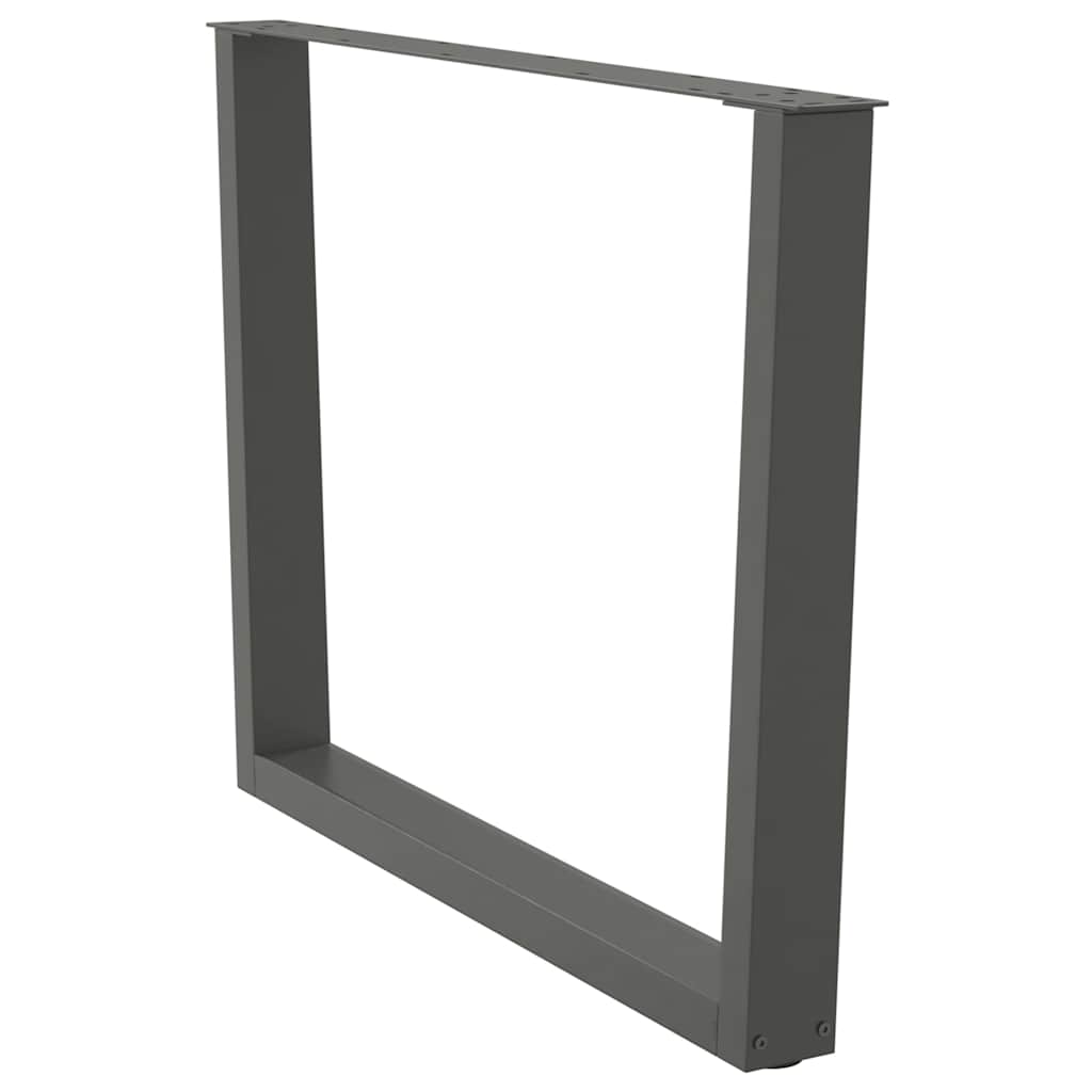Eettafelpoten 2 st V-vormig 100x(72-73,3) cm staal antraciet is nu te koop bij PeponiXL, paradijselijk wonen!