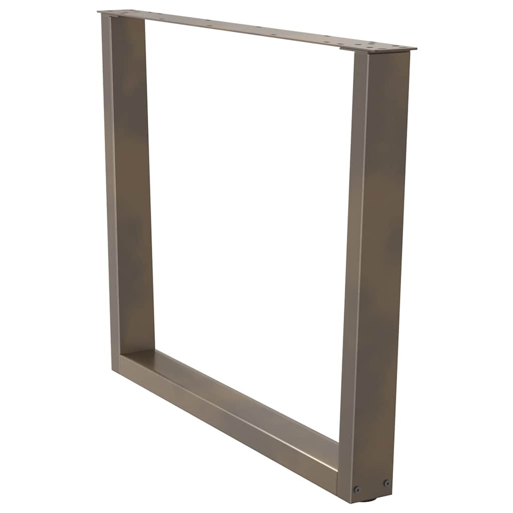 Eettafelpoten 2 st V-vormig 100x(72-73,3) cm staal naturel is nu te koop bij PeponiXL, paradijselijk wonen!