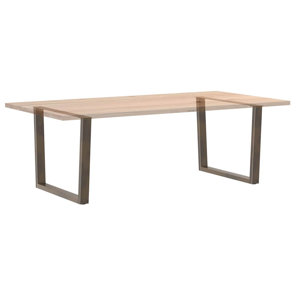 Eettafelpoten 2 st V-vormig 100x(72-73,3) cm staal naturel is nu te koop bij PeponiXL, paradijselijk wonen!