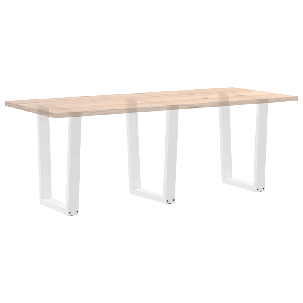 Eettafelpoten 3 st V-vormig 70x(72-73,3) cm staal wit is nu te koop bij PeponiXL, paradijselijk wonen!