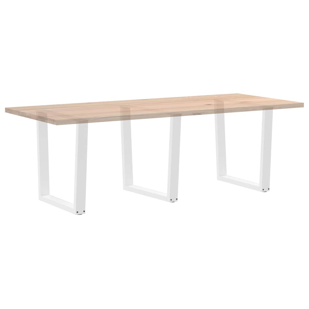 Eettafelpoten 3 st V-vormig 80x(72-73,3) cm staal wit is nu te koop bij PeponiXL, paradijselijk wonen!