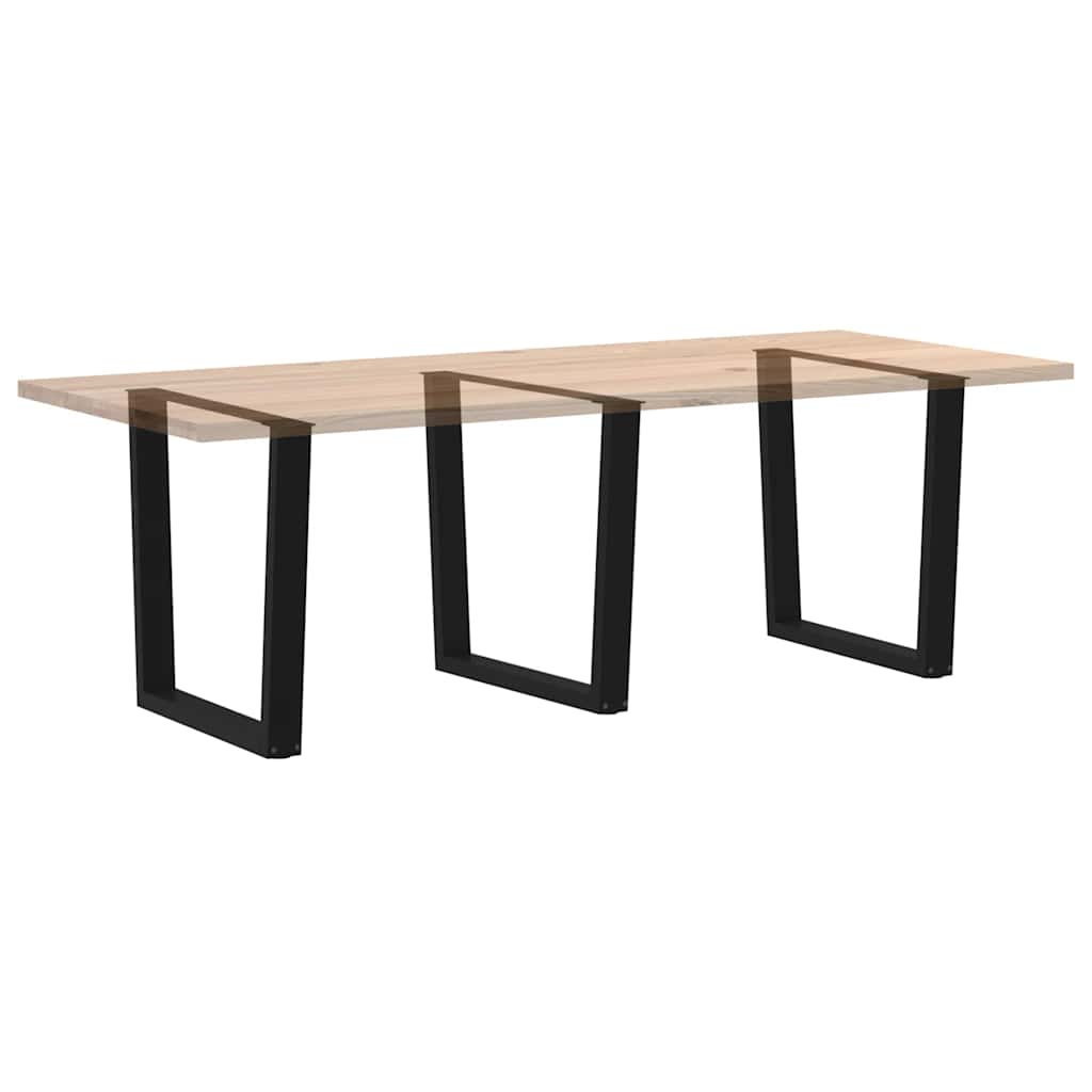 Eettafelpoten 3 st V-vormig 90x(72-73,3) cm staal zwart is nu te koop bij PeponiXL, paradijselijk wonen!