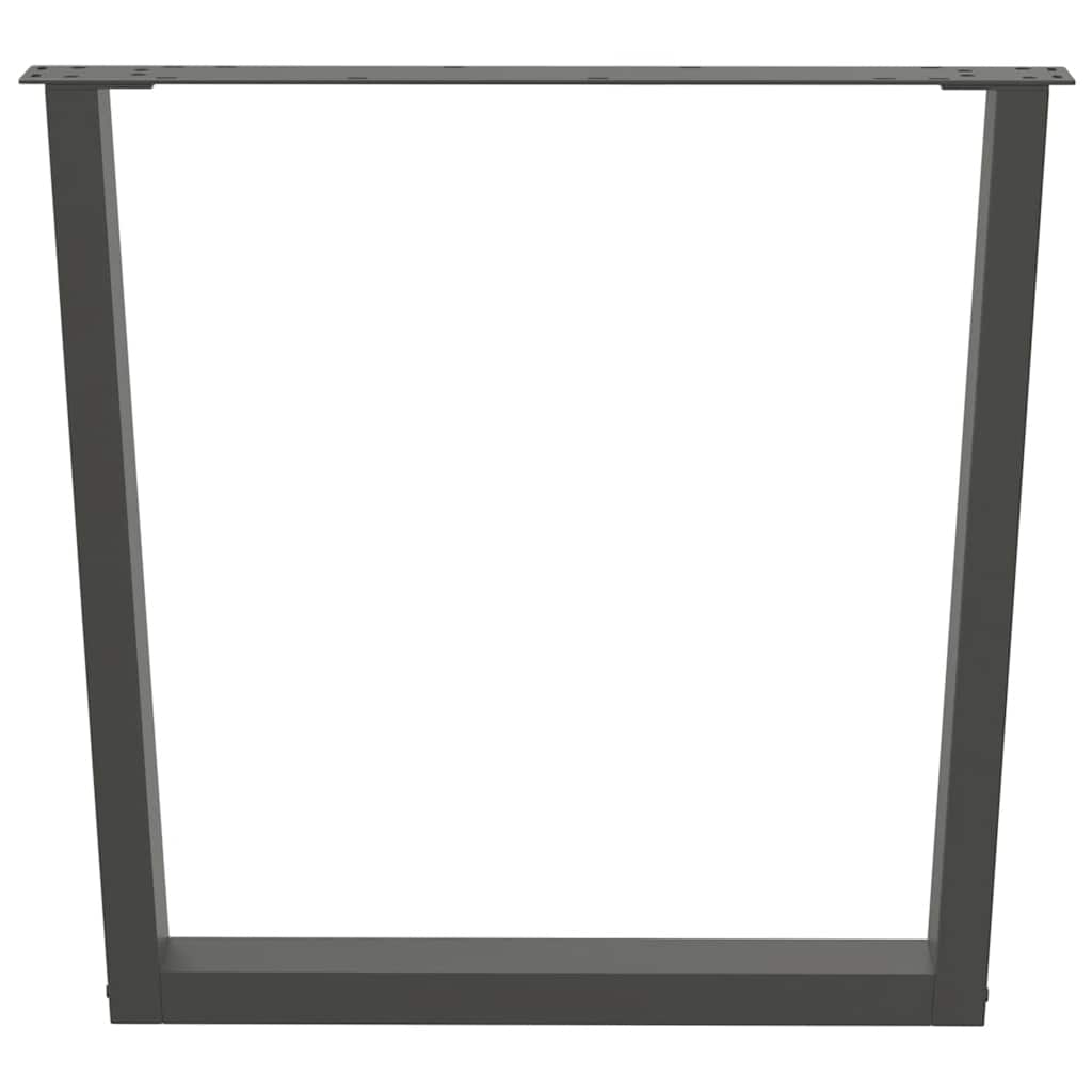 Eettafelpoten 3 st V-vormig 90x(72-73,3) cm staal antraciet is nu te koop bij PeponiXL, paradijselijk wonen!