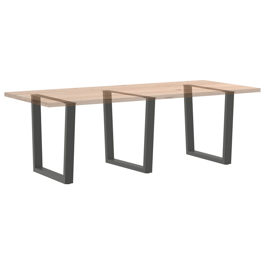 Eettafelpoten 3 st V-vormig 90x(72-73,3) cm staal antraciet is nu te koop bij PeponiXL, paradijselijk wonen!