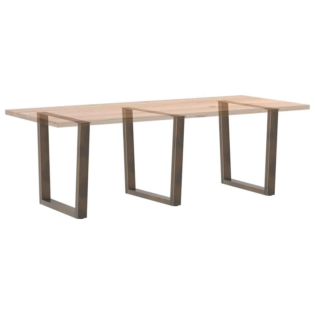 Eettafelpoten 3 st V-vormig 90x(72-73,3) cm staal naturel is nu te koop bij PeponiXL, paradijselijk wonen!