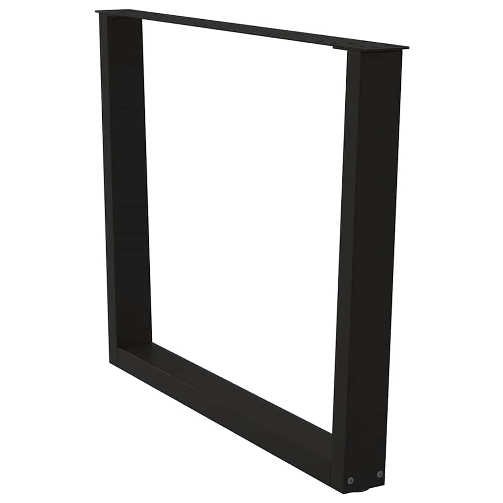 Eettafelpoten 3 st V-vormig 100x(72-73,3) cm staal zwart is nu te koop bij PeponiXL, paradijselijk wonen!