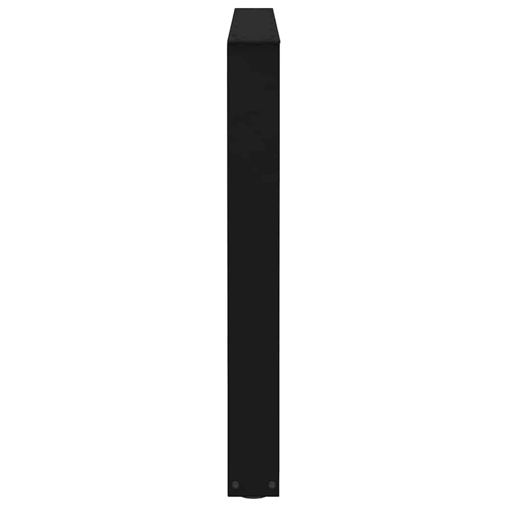 Eettafelpoten 3 st V-vormig 100x(72-73,3) cm staal zwart is nu te koop bij PeponiXL, paradijselijk wonen!