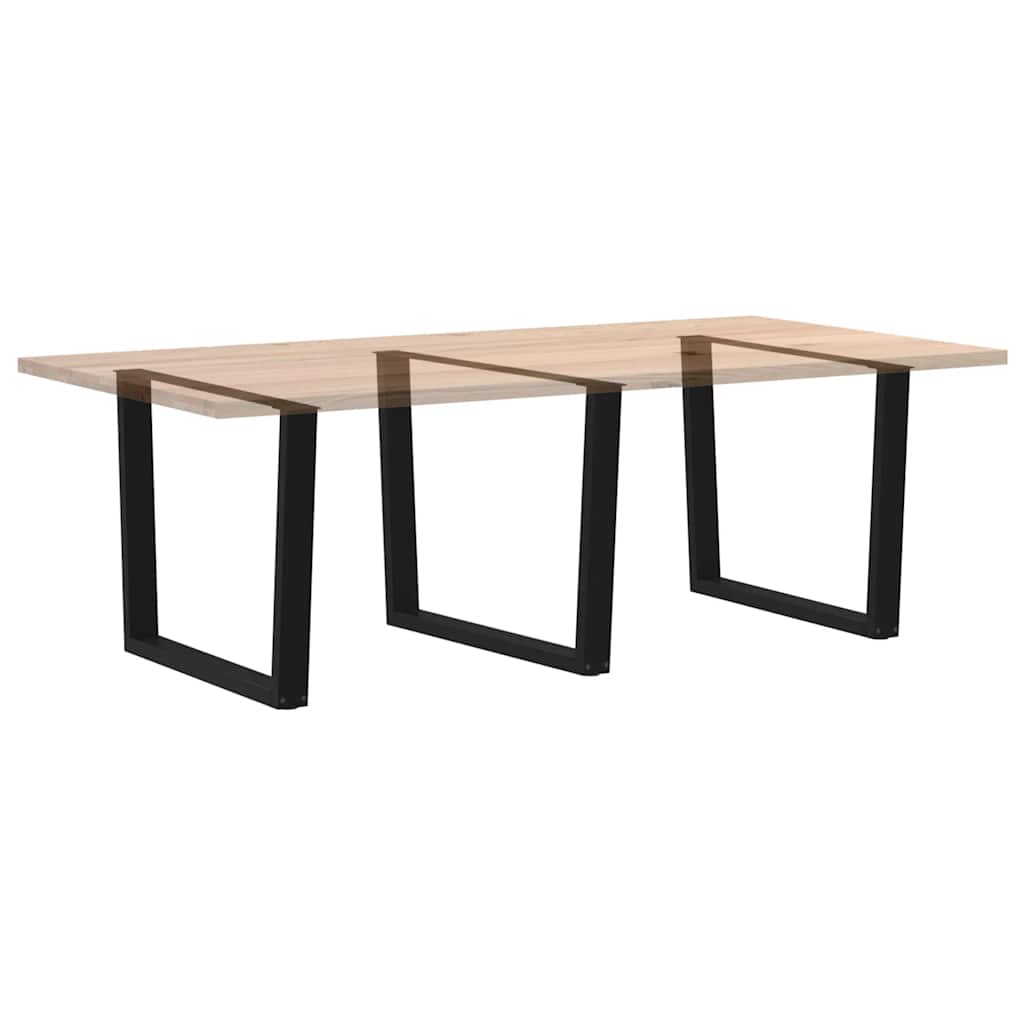 Eettafelpoten 3 st V-vormig 100x(72-73,3) cm staal zwart is nu te koop bij PeponiXL, paradijselijk wonen!