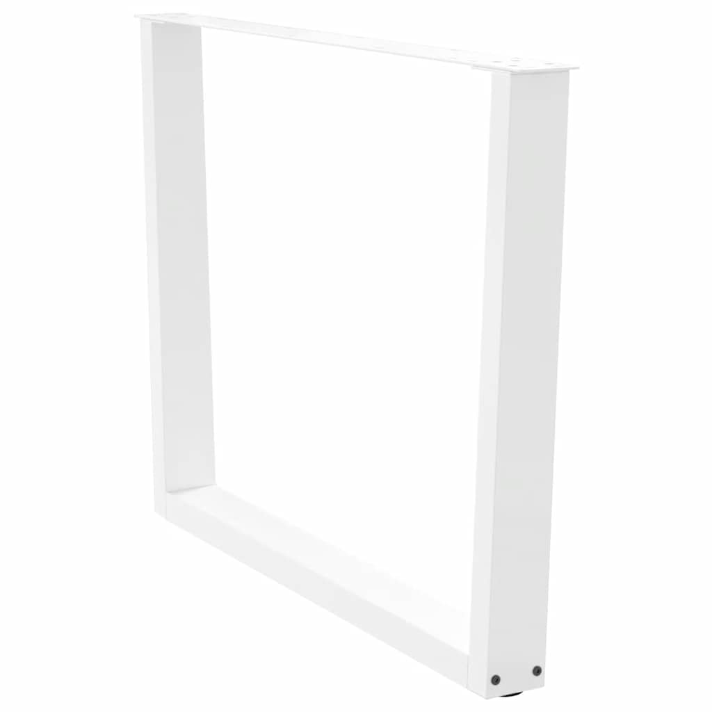 Eettafelpoten 3 st V-vormig 100x(72-73,3) cm staal wit is nu te koop bij PeponiXL, paradijselijk wonen!