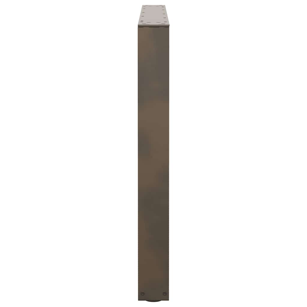 Eettafelpoten 3 st V-vormig 100x(72-73,3) cm staal naturel is nu te koop bij PeponiXL, paradijselijk wonen!