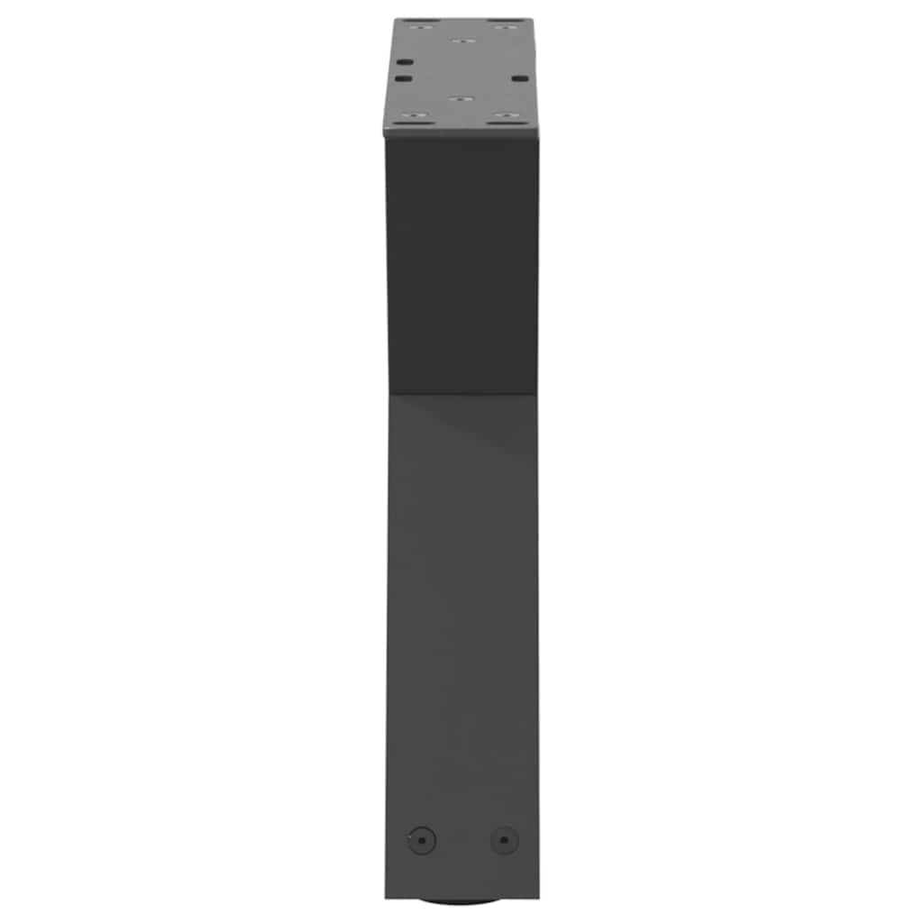 Salontafelpoten 2 st 30x(30-31,3) cm staal antraciet is nu te koop bij PeponiXL, paradijselijk wonen!