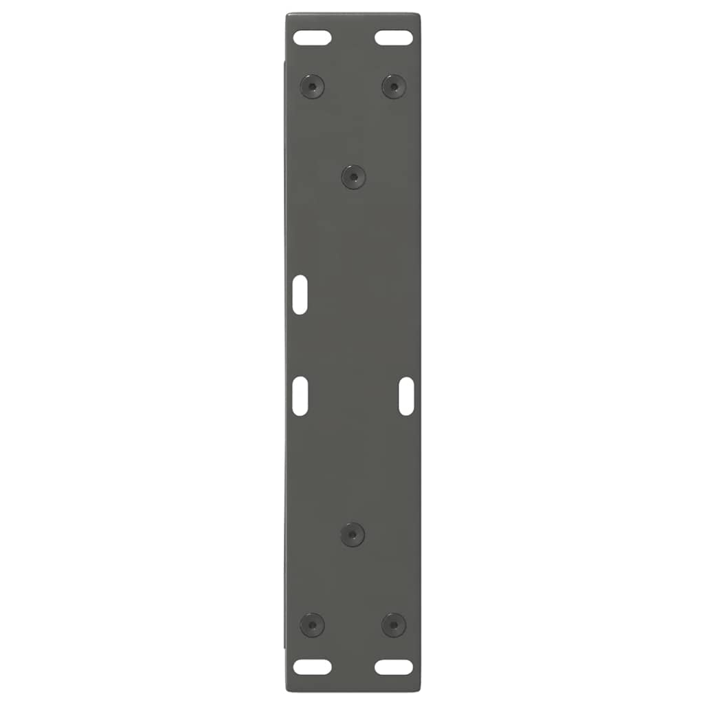 Salontafelpoten 2 st 30x(30-31,3) cm staal antraciet is nu te koop bij PeponiXL, paradijselijk wonen!