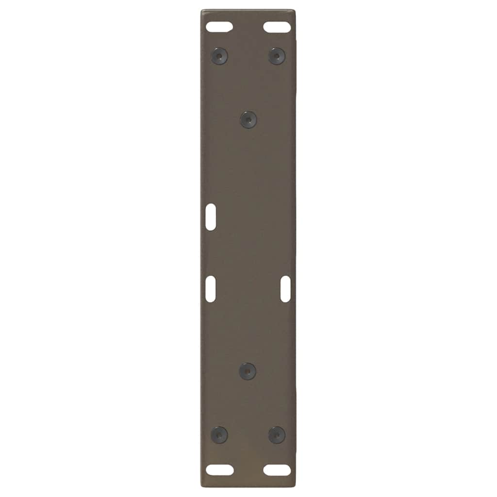 Salontafelpoten 2 st 30x(30-31,3) cm staal naturel is nu te koop bij PeponiXL, paradijselijk wonen!