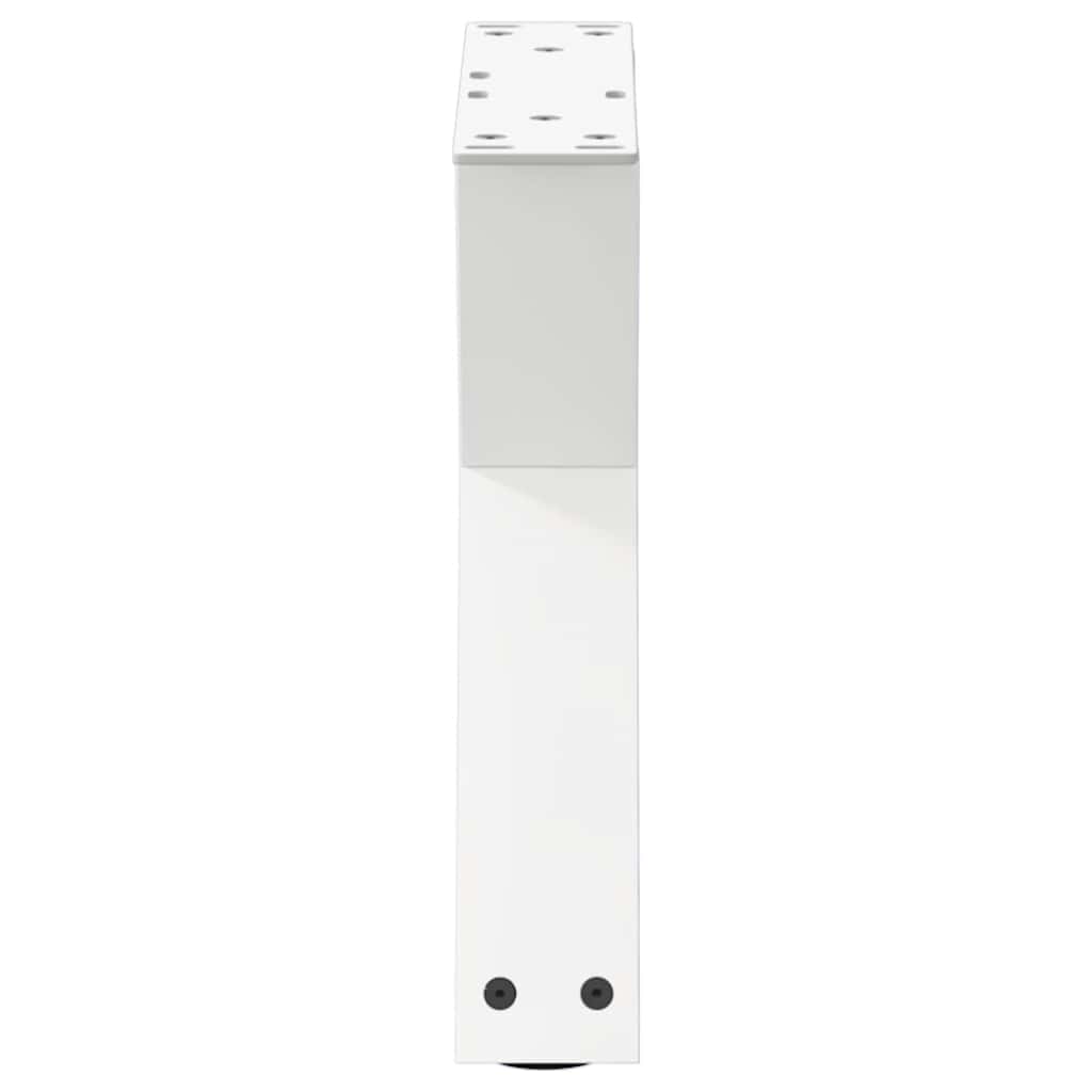 Salontafelpoten 2 st 40x(30-31,3) cm staal wit is nu te koop bij PeponiXL, paradijselijk wonen!
