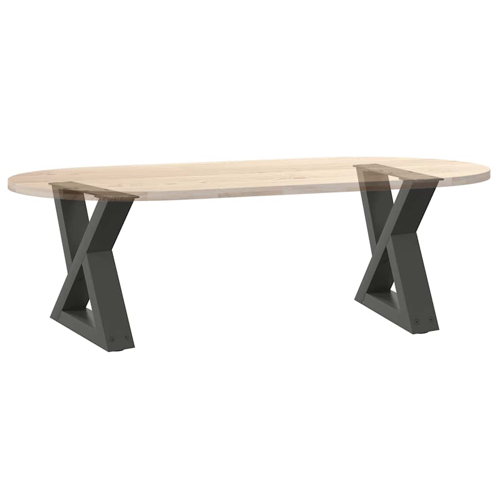 Salontafelpoten 2 st 40x(30-31,3) cm staal antraciet is nu te koop bij PeponiXL, paradijselijk wonen!