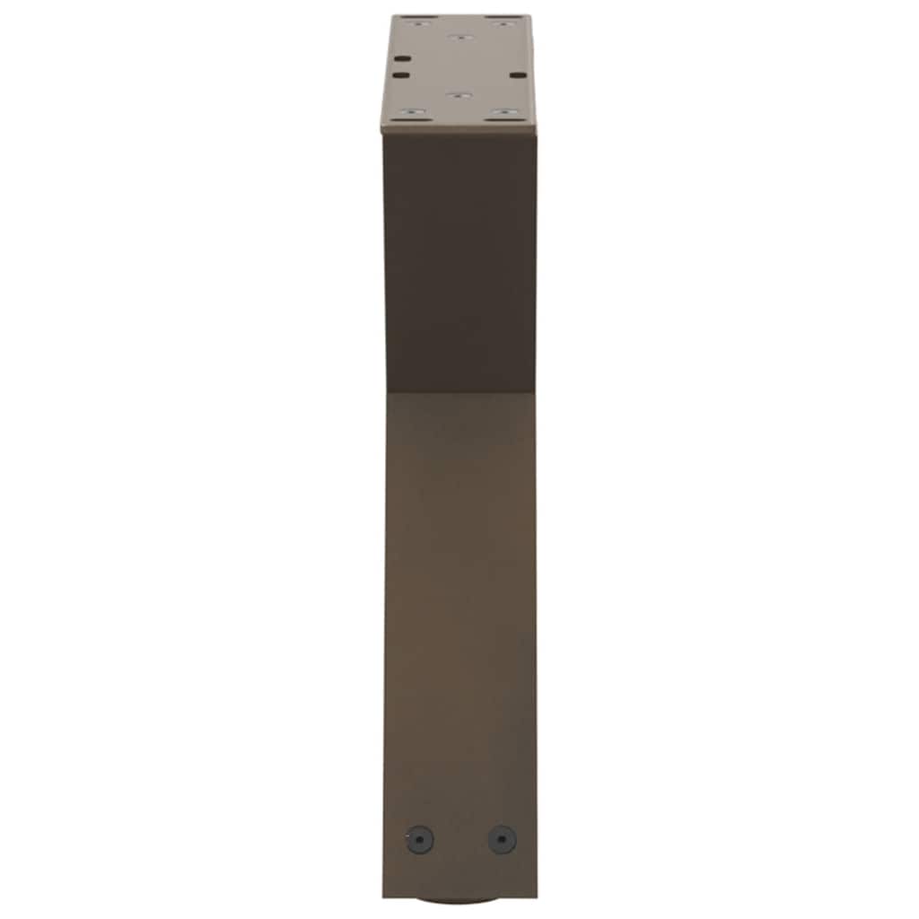Salontafelpoten 2 st 40x(30-31,3) cm staal naturel is nu te koop bij PeponiXL, paradijselijk wonen!