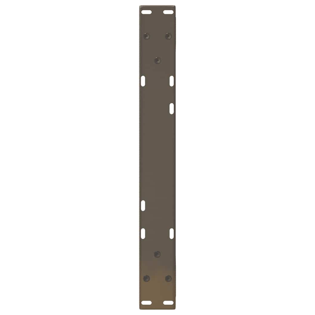 Salontafelpoten 2 st 50x(30-31,3) cm staal naturel is nu te koop bij PeponiXL, paradijselijk wonen!